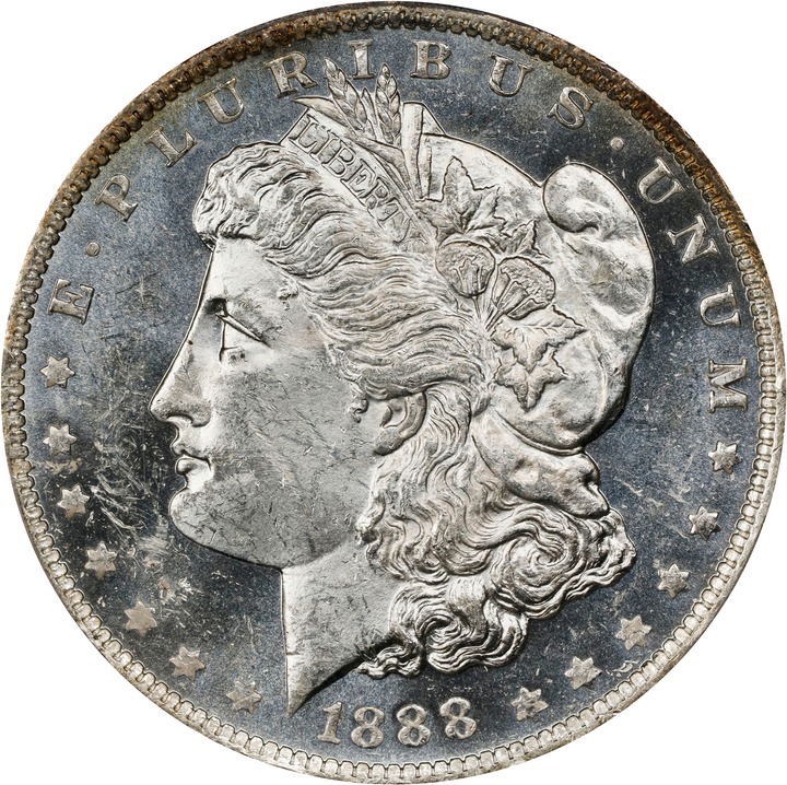 1888-O $1  MS PL AU53 PL CAC thumbnail 5