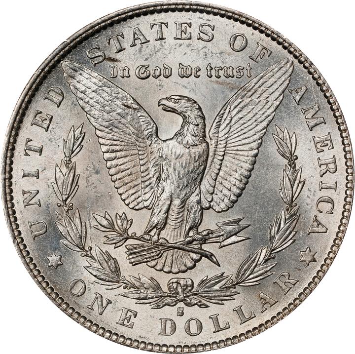 1891-S $1 VG8 CAC thumbnail 2
