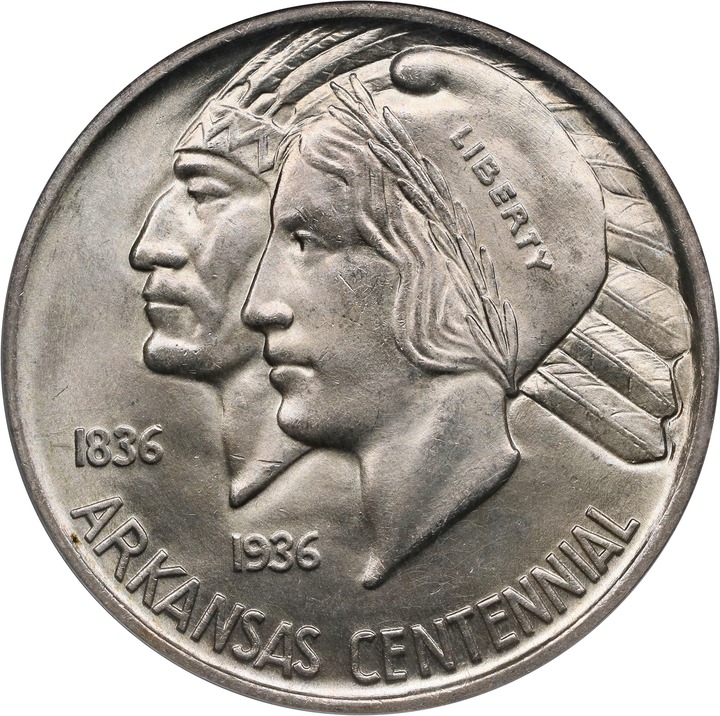 1935 50c Arkansas MS64 thumbnail 5