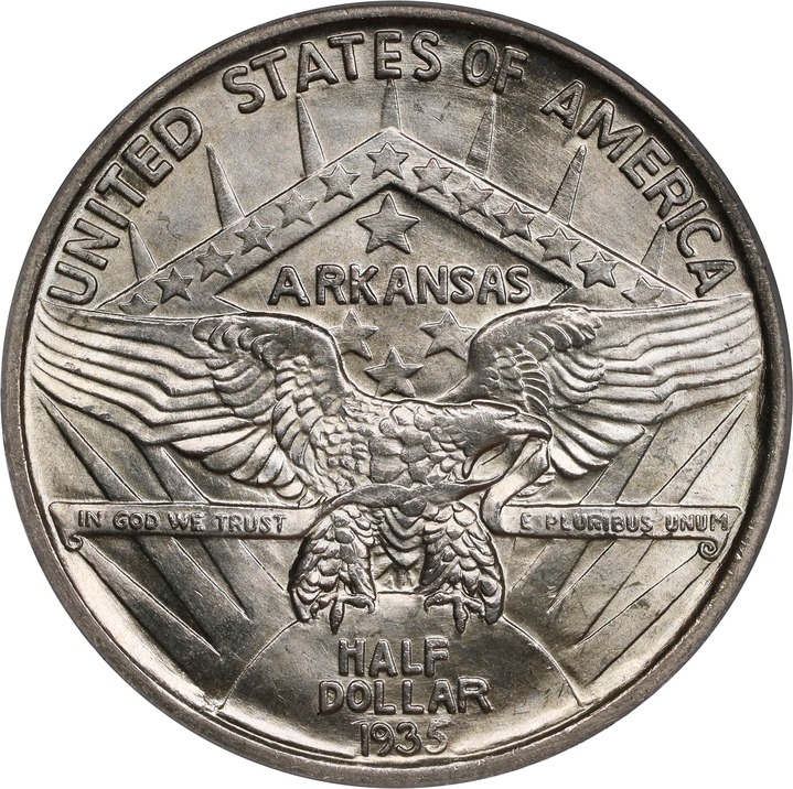 1935 50c Arkansas MS64 thumbnail 6