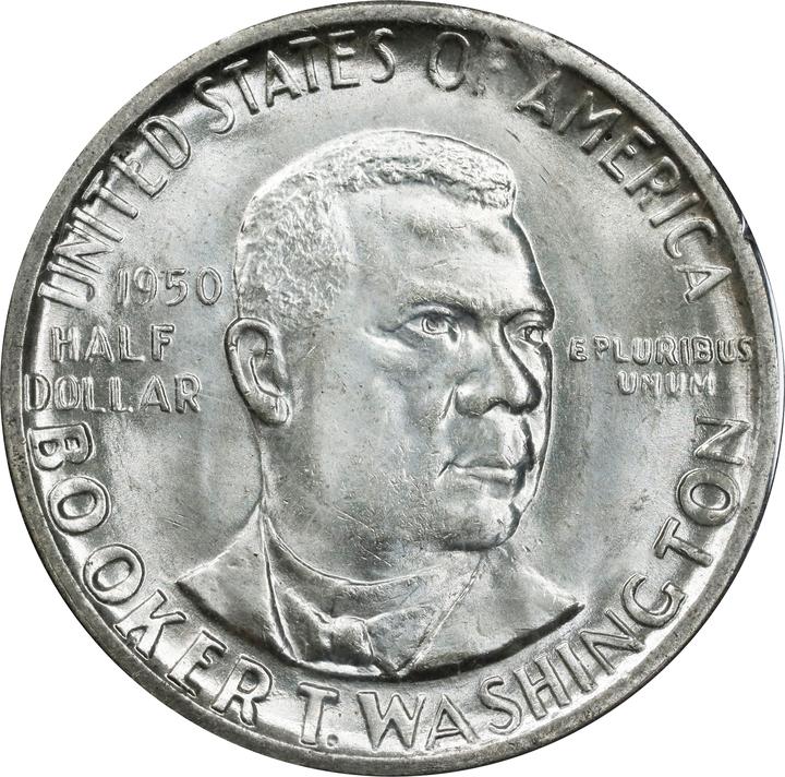 1950 50c Booker T. Washington AU55 thumbnail 15