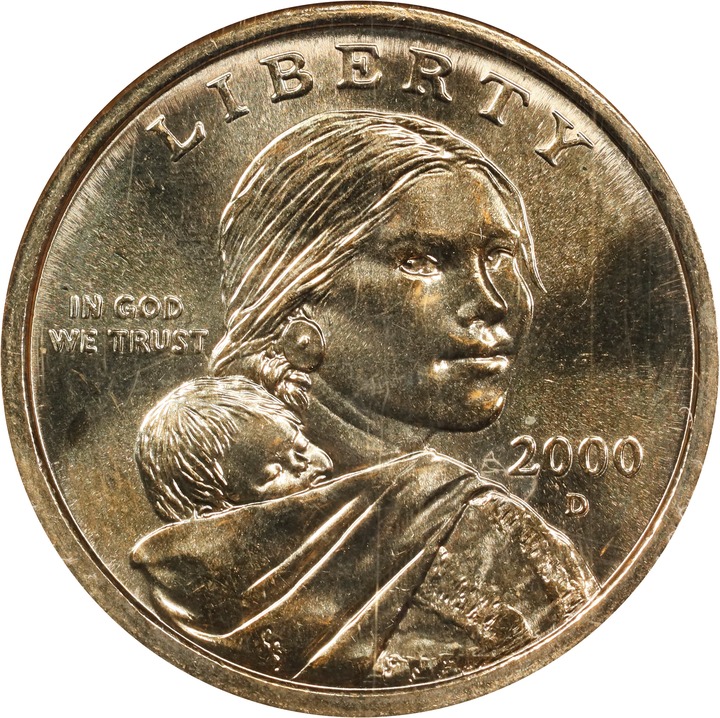 Image for 2000-D $1  Sacagawea MS68