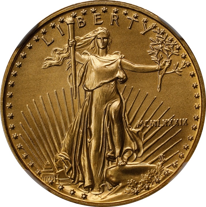 1989 $10  Gold Eagle MS65 CAC thumbnail 22