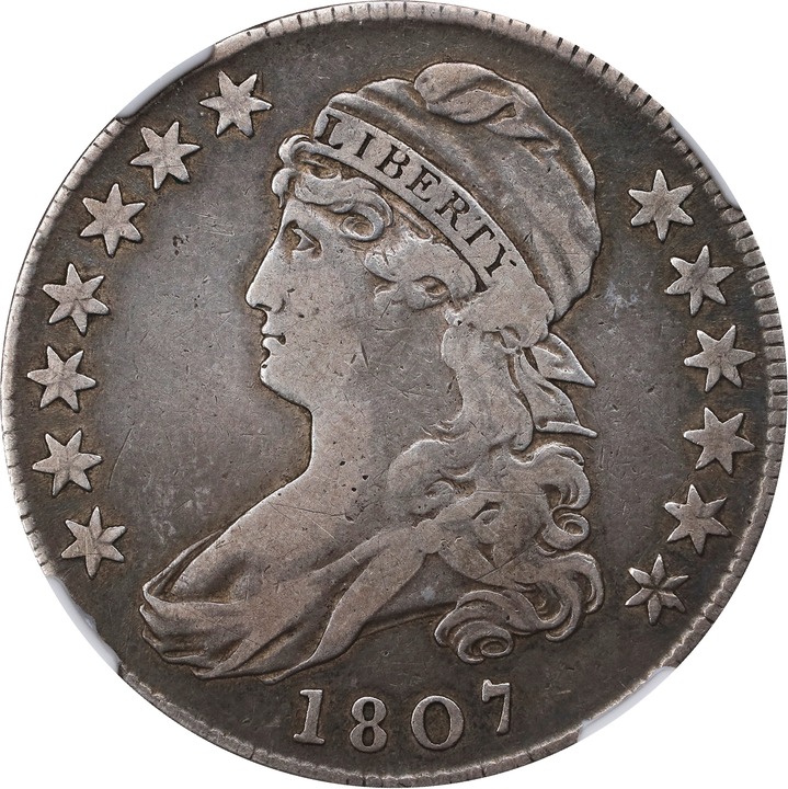 Image for 1807 50c Capped Bust, 50/20 VF20