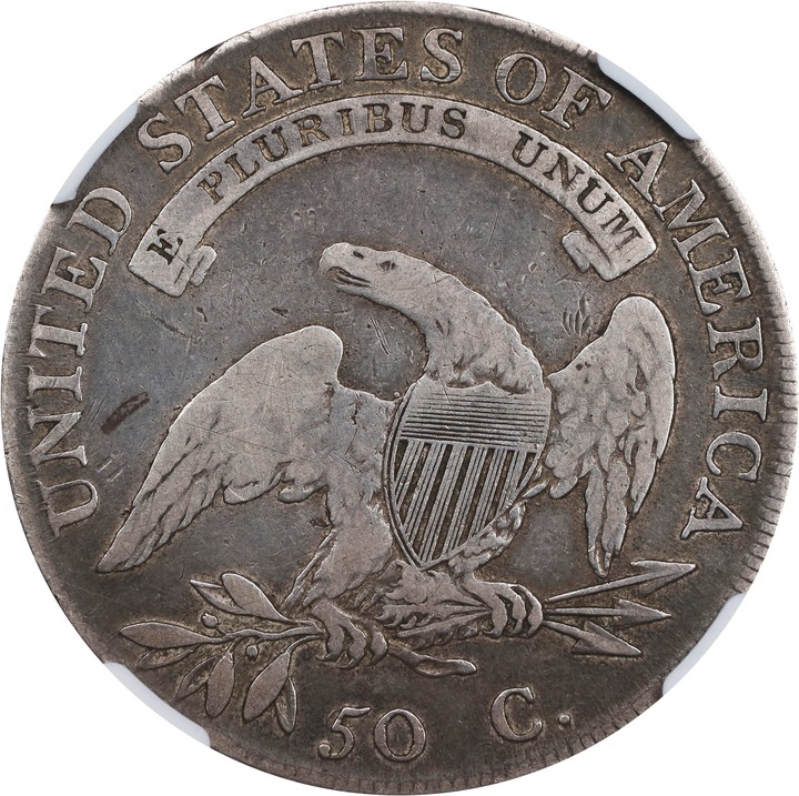 1807 50c Capped Bust, 50/20 VF20 thumbnail 2