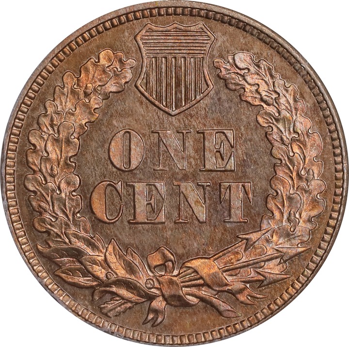 Indian Head Cent 1c Copper Nickel, 1860-1864 PR CAM [Type] PR64 CAM thumbnail 3