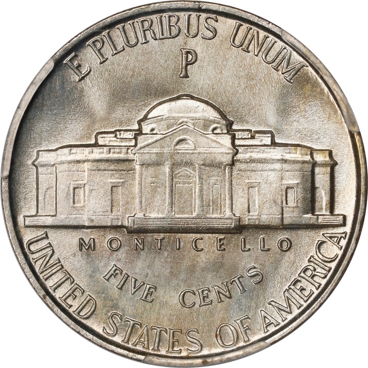 1942-P 5c Type 2, Silver MS FS MS67 FS thumbnail 2