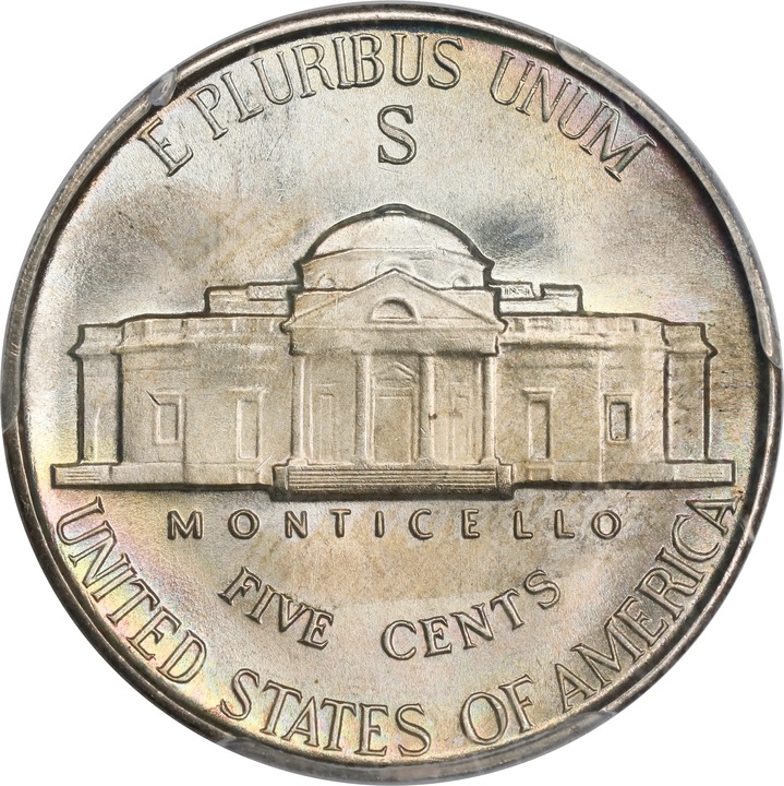 1943-S 5c Silver MS FS MS67 FS thumbnail 10