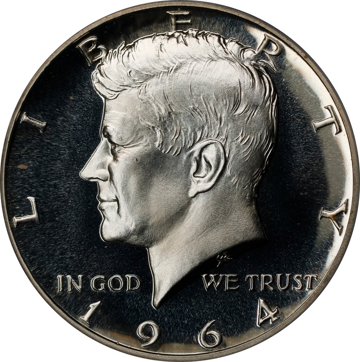 1964 50c Type 1 Reverse, Straight FG PR DCAM thumbnail 15