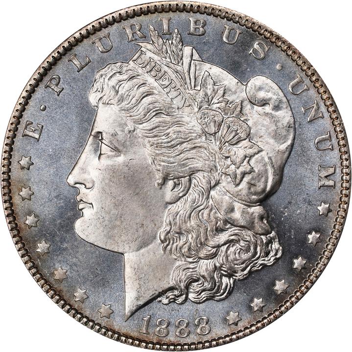 1888 $1  MS DMPL MS65 DMPL thumbnail 3