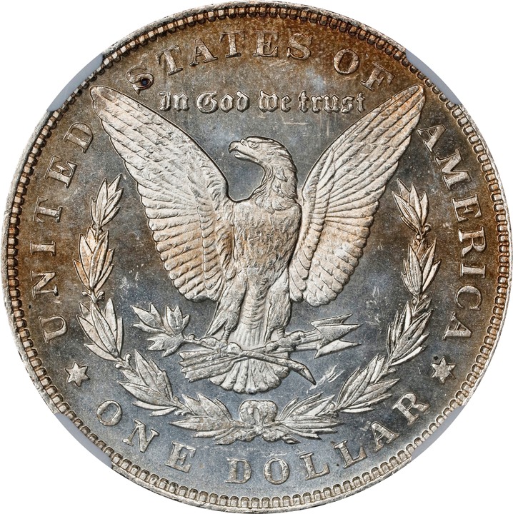 1887/6 $1 AG2 CAC thumbnail 2