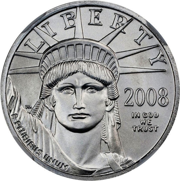 2008 $25  Platinum Eagle OGP thumbnail 14
