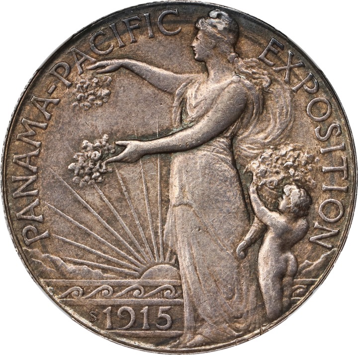 1915-S/S 50c Panama-Pacific Expo, RPM, FS-502 MS64 thumbnail 3