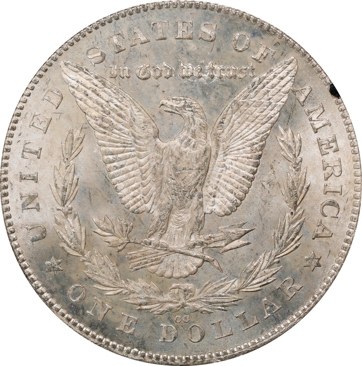 1880/79-CC $1  Reverse of 1878, GSA Hoard, Hard package MS60 thumbnail 2
