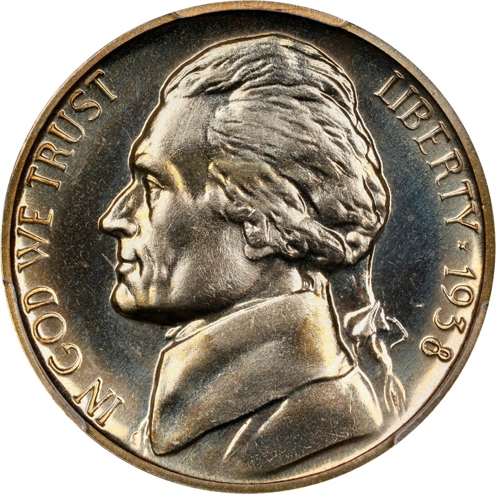 Image for 1938 5c Jefferson, Re-Engraved Obv Design, FS-402 PR63