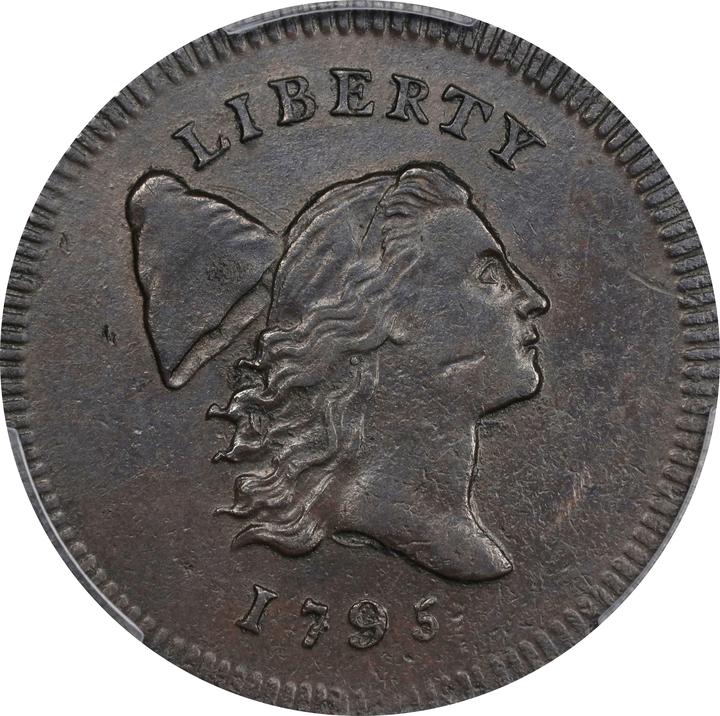 1795 1/2c No Pole, Plain Edge MS RB thumbnail 4
