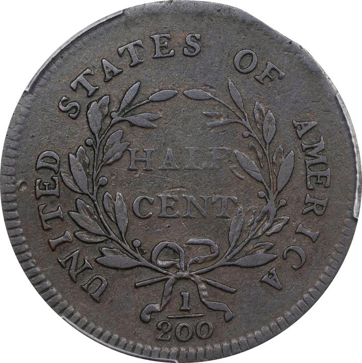 1796 1/2c Pole MS BN thumbnail 10