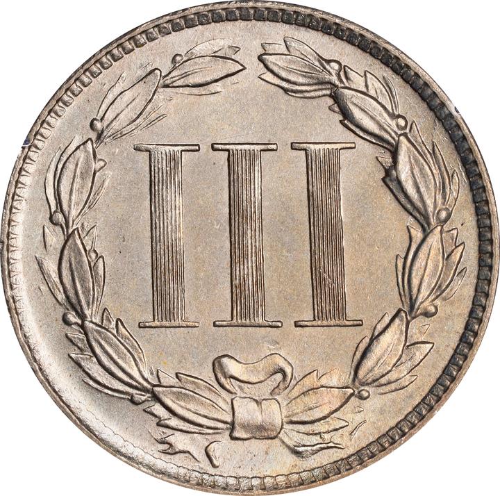 1887 3cN MS67 thumbnail 7