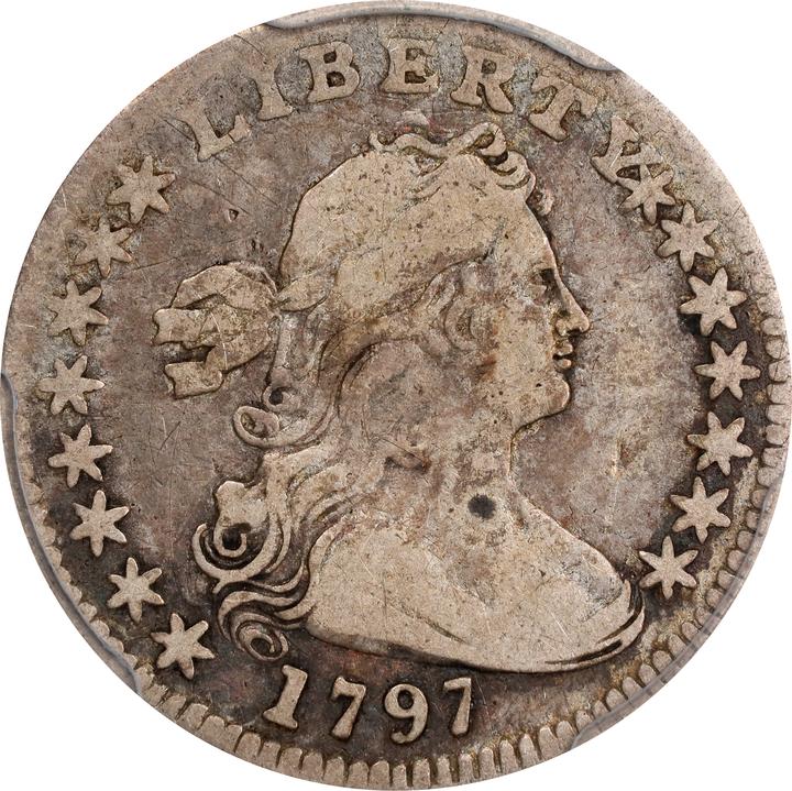 Image for Draped Bust Half Dime H10c Small Eagle, 1796-1797 [Type] VG10