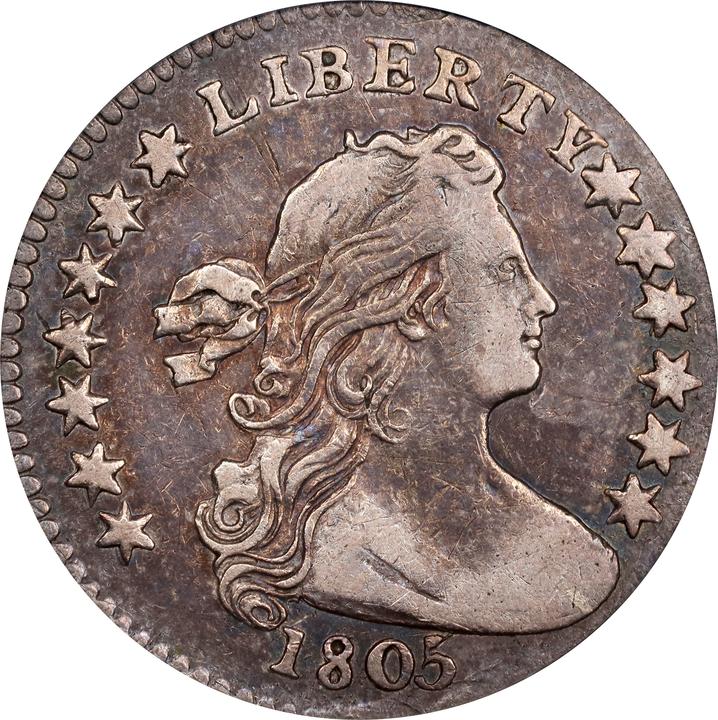 Image for Draped Bust Half Dime H10c Heraldic Eagle, 1800-1805 [Type] XF40