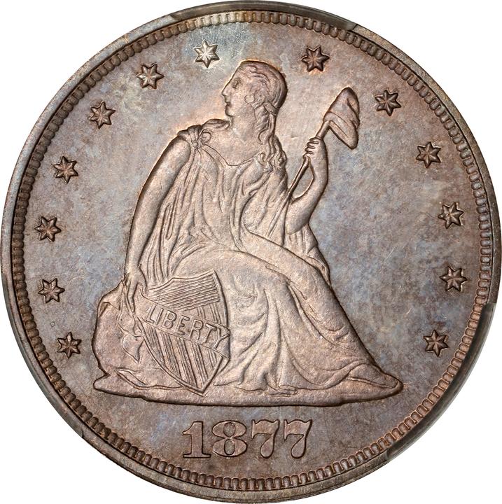 Image for 1877 20c PR66 CAC