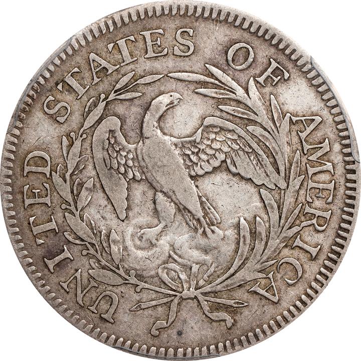 Draped Bust Quarter 25c Small Eagle, 1796 [Type] VF20 thumbnail 2