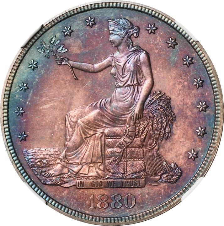 Image for 1880 Trade$ PR65 CAC