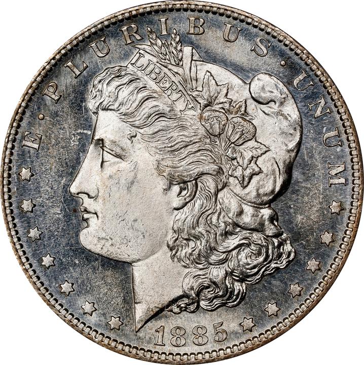 1885-S $1  MS PL AU58 PL CAC thumbnail 21