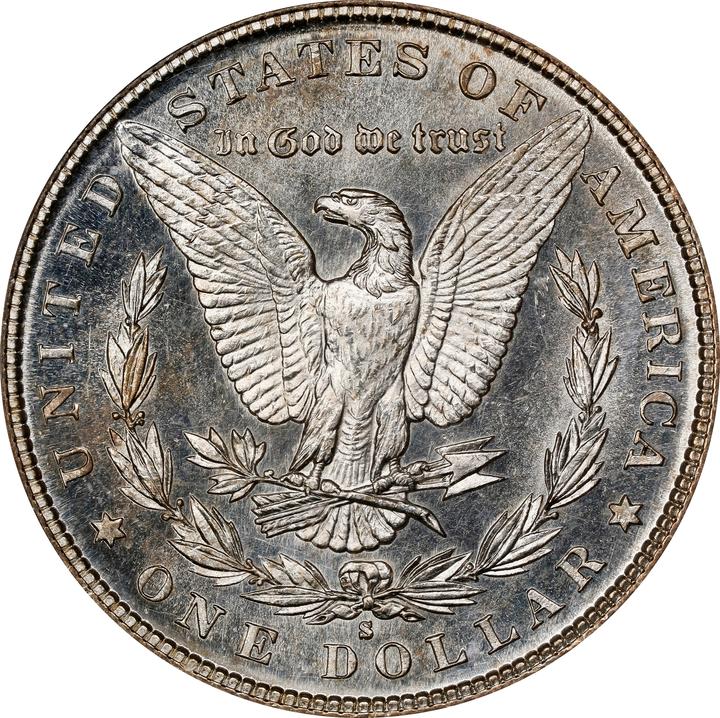 1885-S $1  MS PL AU58 PL CAC thumbnail 22
