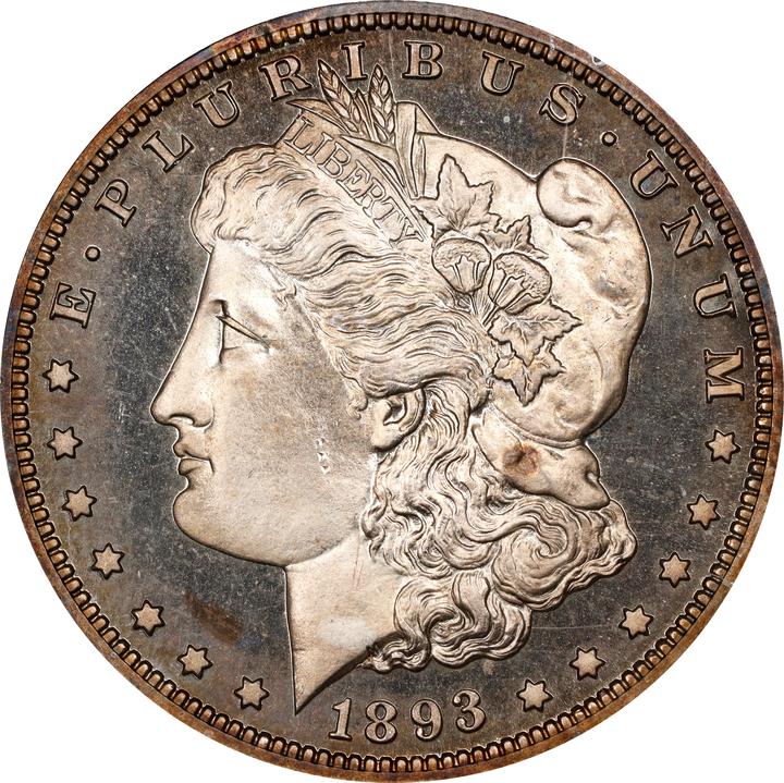 Image for 1893 $1 PR65