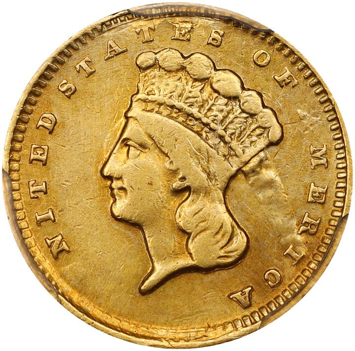 1856-D G$1 MS thumbnail 6
