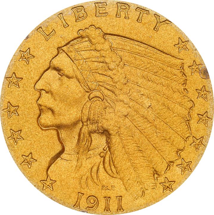 1911 $2 1/2 PR thumbnail 4
