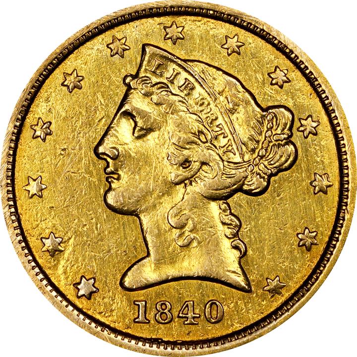 1840-C $5  MS thumbnail 6
