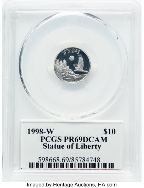 1998-W $10  Platinum Eagle PR DCAM thumbnail 2
