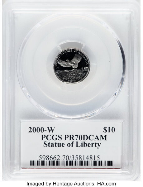 2000-W $10  Platinum Eagle PR DCAM thumbnail 6