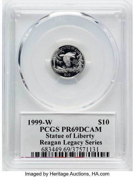 1999-W $10  Platinum Eagle PR DCAM thumbnail 3