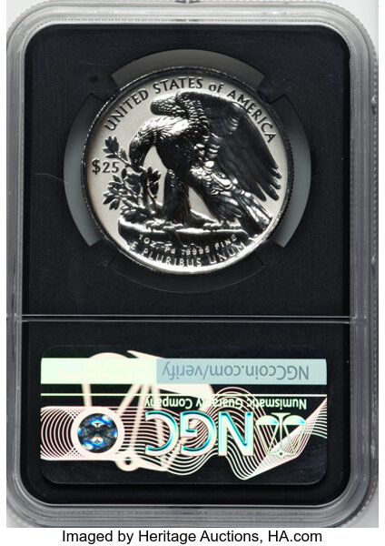 2022-W $25  Palladium Eagle, Reverse Proof PR67 thumbnail 22