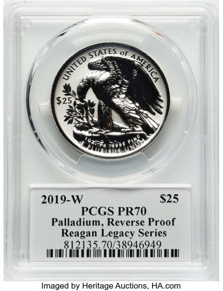2019-W $25  Palladium Eagle, Reverse Proof PR thumbnail 10