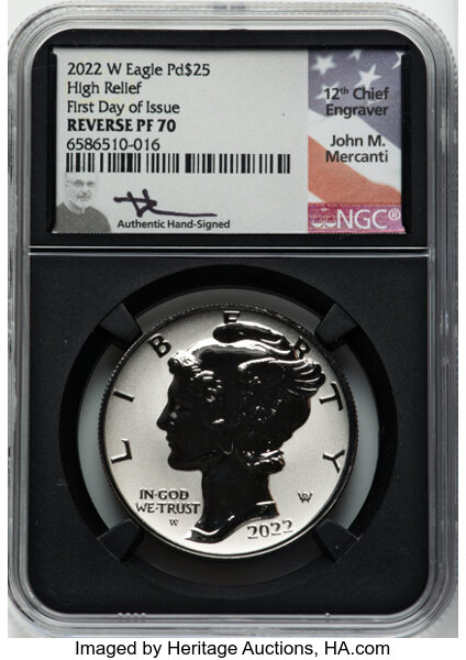 2022-W $25  Palladium Eagle, Reverse Proof PR thumbnail 10