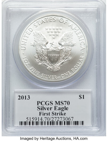 2013 $1  Silver Eagle MS63 CAC thumbnail 23