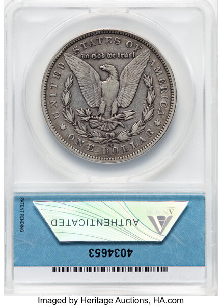 1890-CC $1 XF40 CAC thumbnail 2