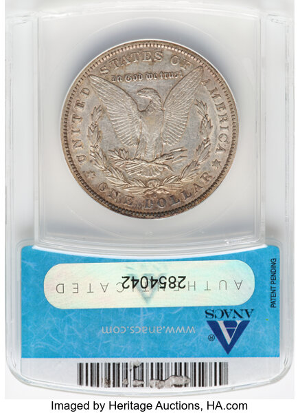 1880-O $1  Hangnail, VAM-48 AU50 thumbnail 4