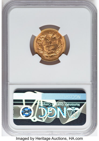 1878 $3 Gold MS Values | Greysheet
