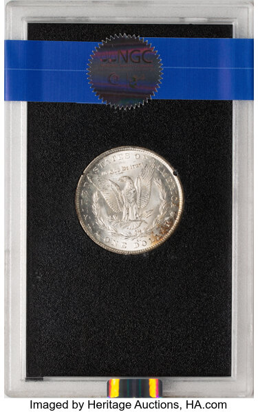 1884 CC GSA Hoard, Hard package One Dollar MS Values | Greysheet