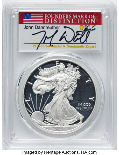 2020-W $1  Silver Eagle PR DCAM PR68 DCAM thumbnail 21