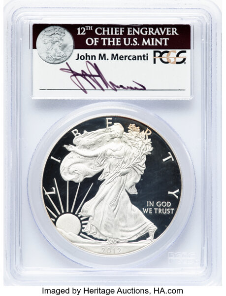 2012-S $1  Silver Eagle PR DCAM PR70 DCAM thumbnail 3