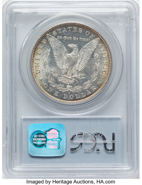 1880/79-O $1  Crossbar, VAM-4 MS64 CAC thumbnail 3