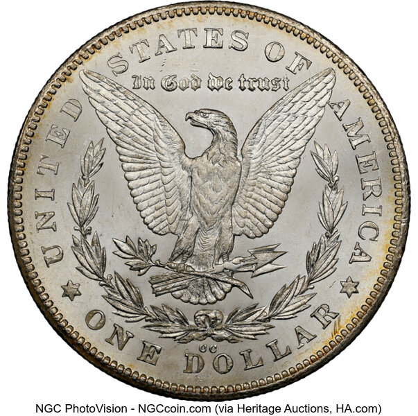 1878-CC $1  Lines in Wing, VAM-11 MS65 thumbnail 2