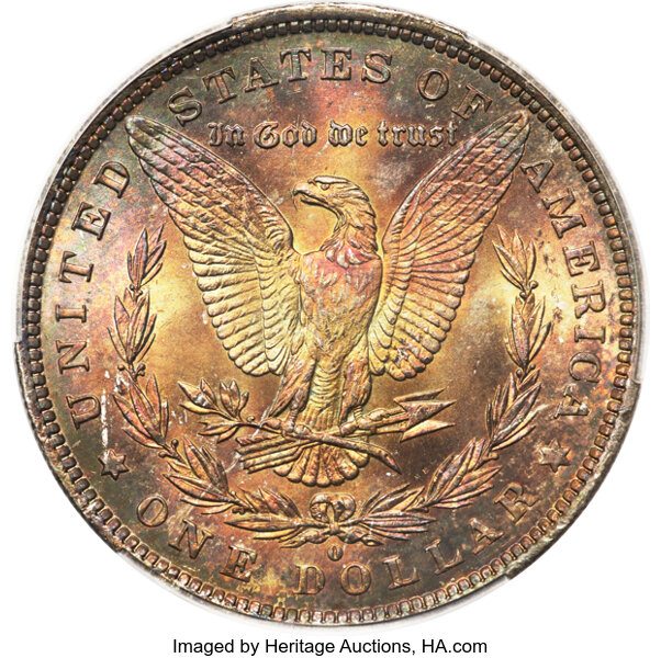 1884 O Doubled Eyelid One Dollar VAM 35 MS Values | Greysheet