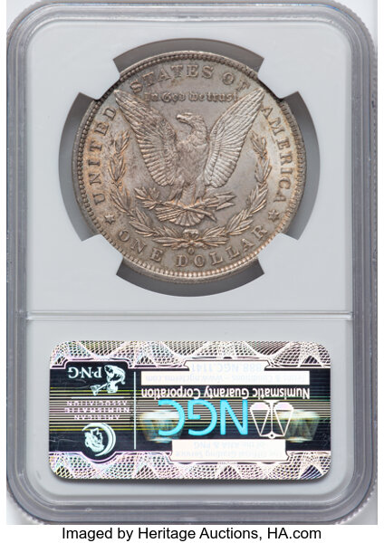 1886-O $1  Clashed Reverse BER, VAM-1A1 MS62 CAC thumbnail 4